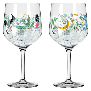 RITZENHOFF Botanic Glamour Gin Kelch 2er Set H23 #7 #8 Freisteller