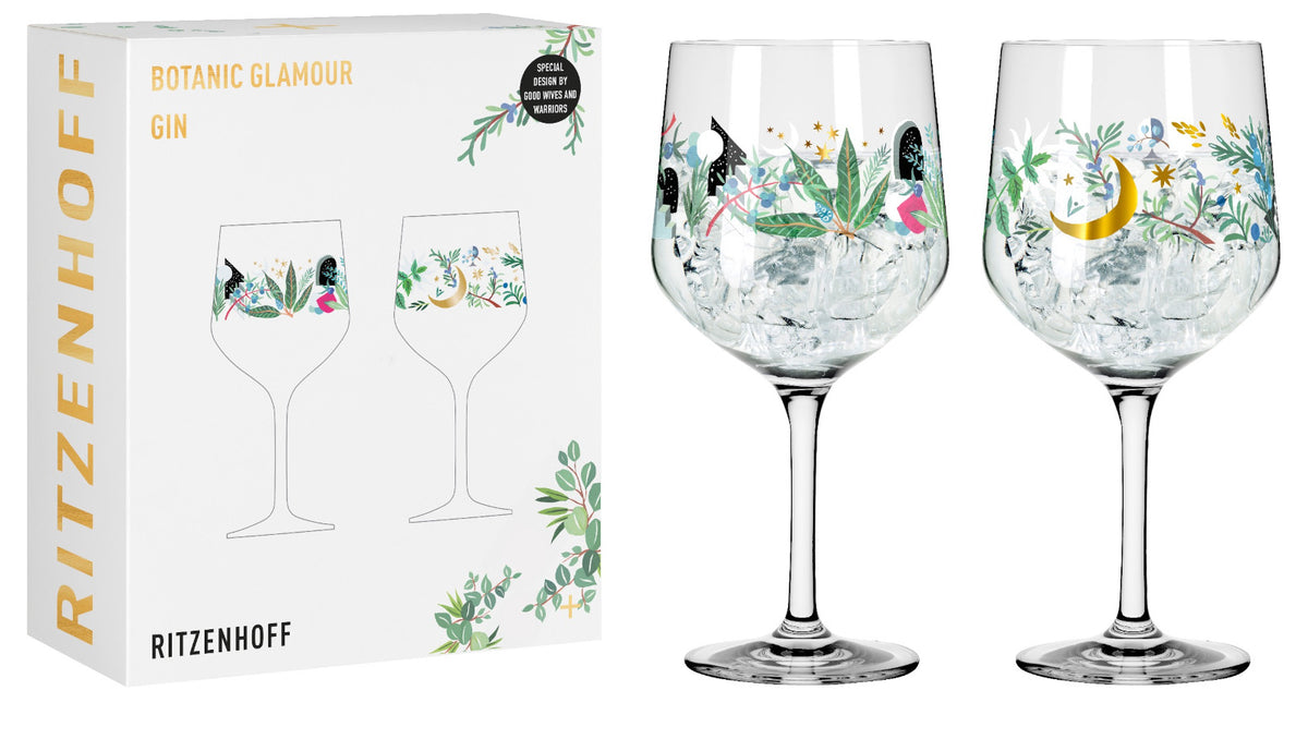 RITZENHOFF Botanic Glamour Gin Kelch 2er Set H23 #7 #8 Freisteller