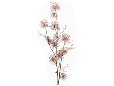 EK Distelzweig champagnerglitter 81 cm Freisteller
