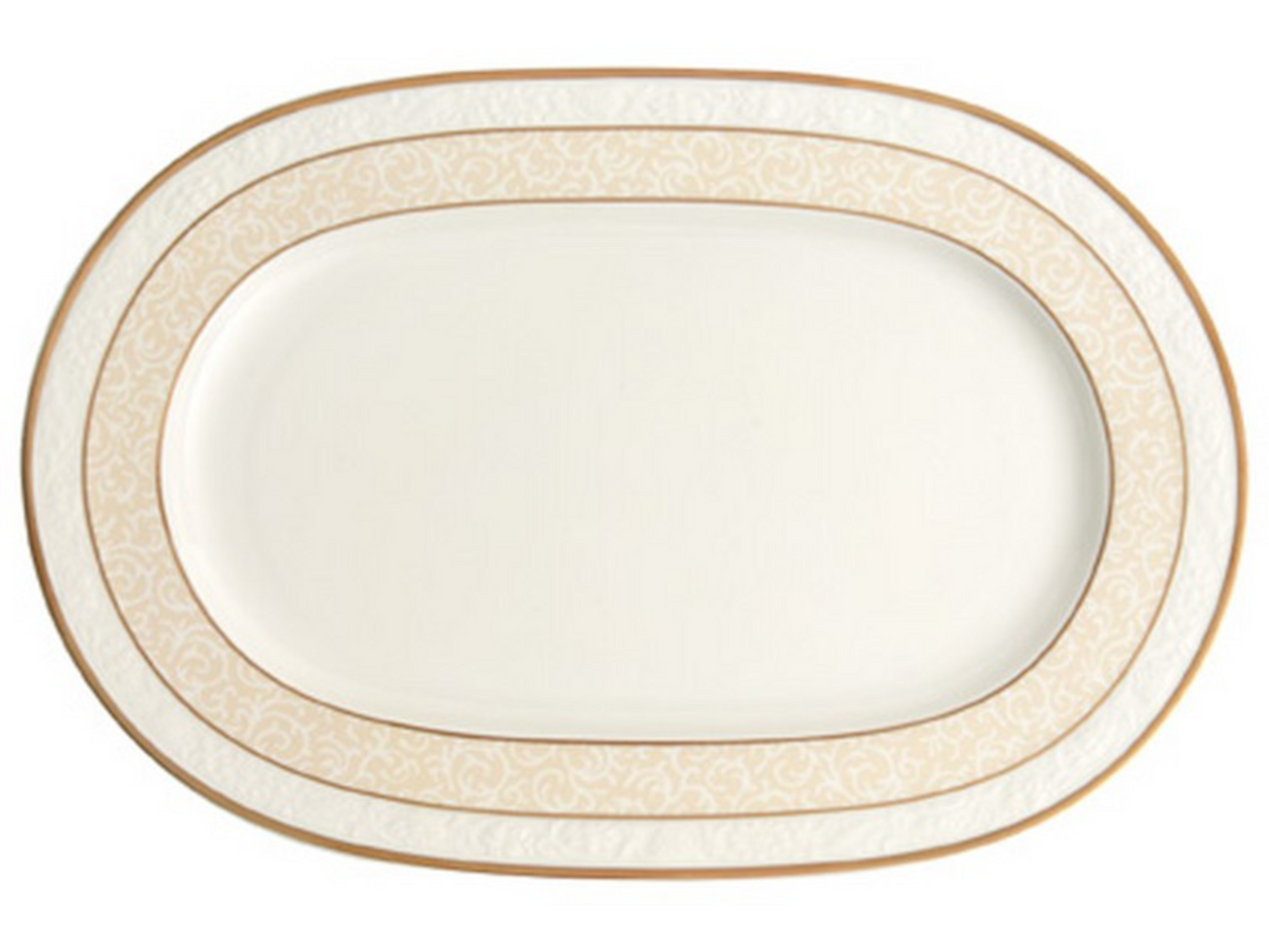 Villeroy & Boch Ivoire Platte oval 35 cm Freisteller