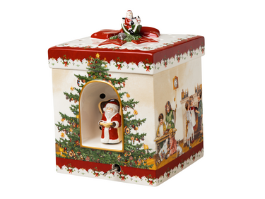 Villeroy & Boch Christmas Toys Spieluhr Paket eckig Kinder Freisteller 1