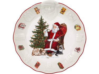 Villeroy & Boch Toy's Fantasy Schale Santa Relief Wunschzettel Freisteller 1