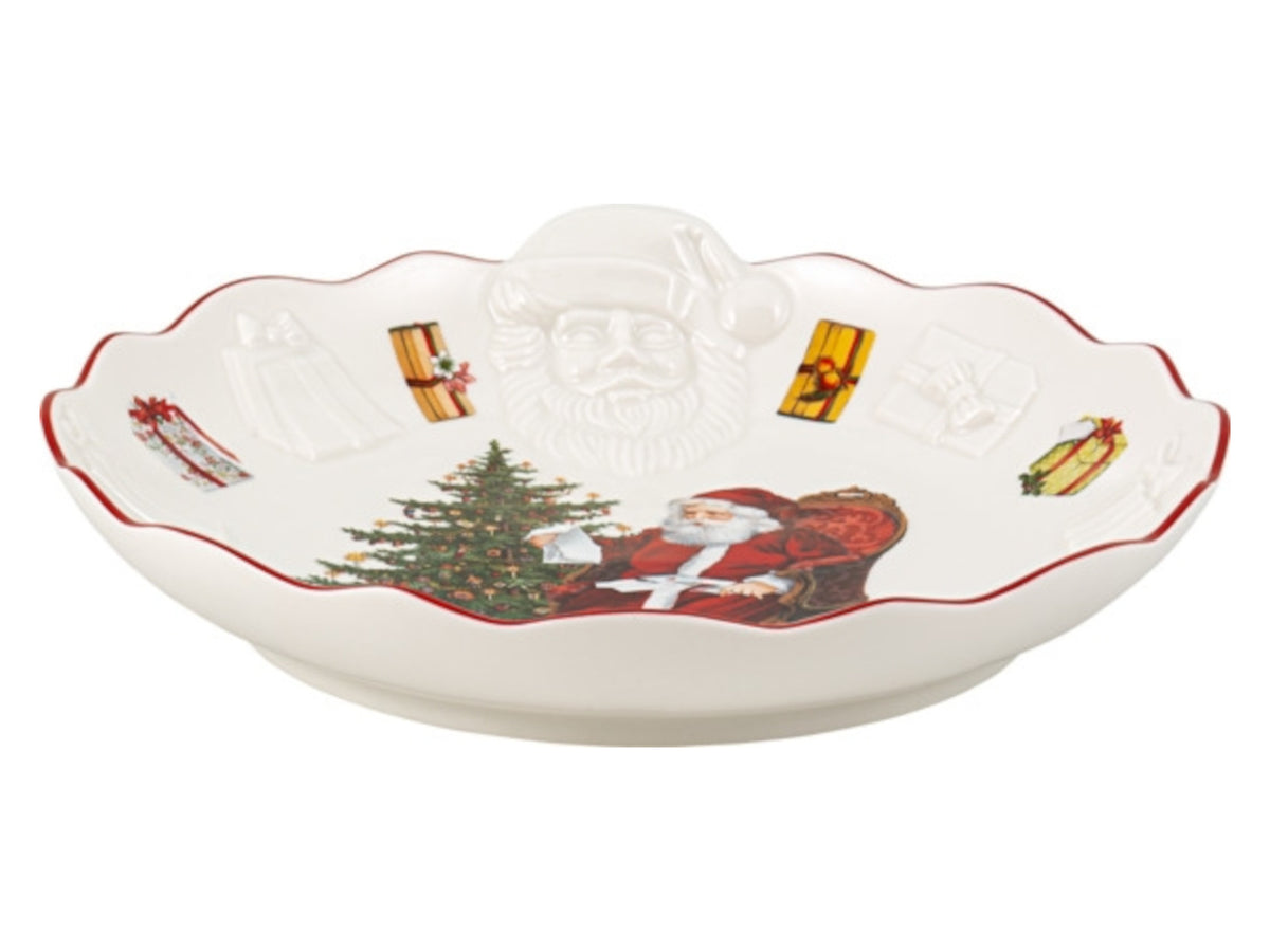 Villeroy & Boch Toy's Fantasy Schale Santa Relief Wunschzettel Freisteller 2
