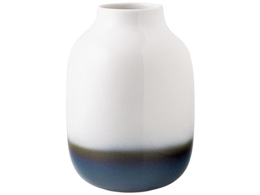 Villeroy & Boch Lave Home Vase Nek bleu groß 15,5 x 15,5 x 22cm Freisteller