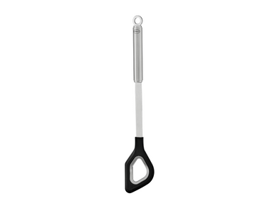 Rösle Kochlöffel Rundgriff mit Loch Silikon 32 cm Freisteller
