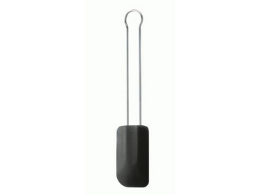 Rösle Teigschaber Silikon schwarz 20 cm Freisteller