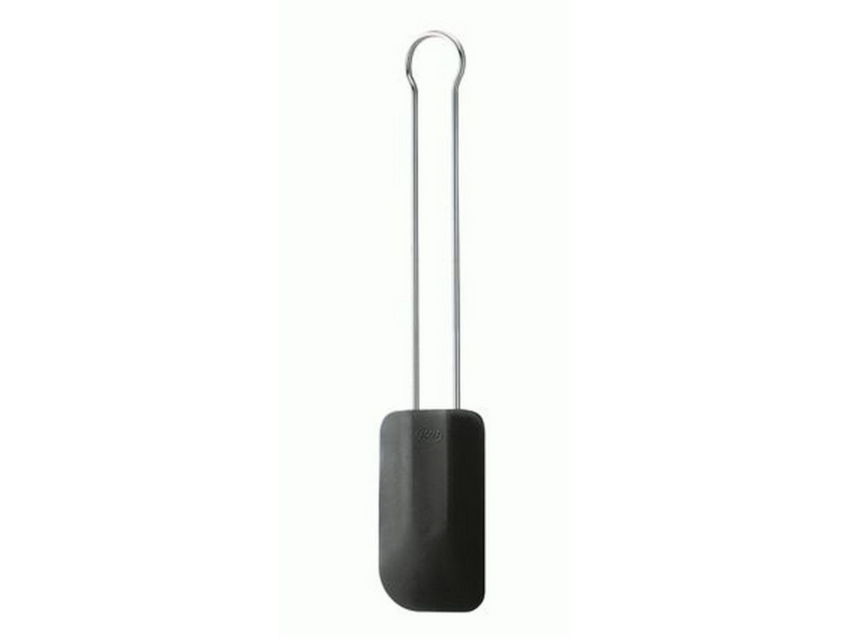 Rösle Teigschaber Silikon schwarz 20 cm Freisteller