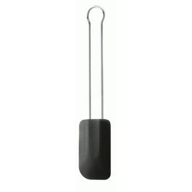 Rösle Teigschaber Silikon klein lang schwarz 26 cm Freisteller 1