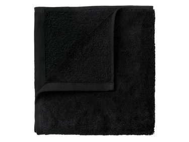 Blomus RIVA Gästehandtücher Black Set4 30 x 30 cm Freisteller