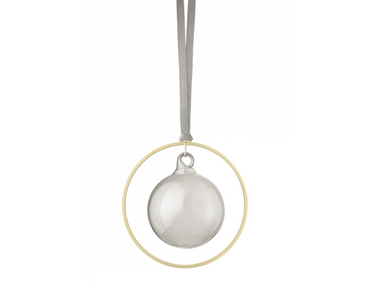 Blomus KITAI Weihnachtsschmuck Glaskugeln smoke 4er Set 8,5cm Freisteller