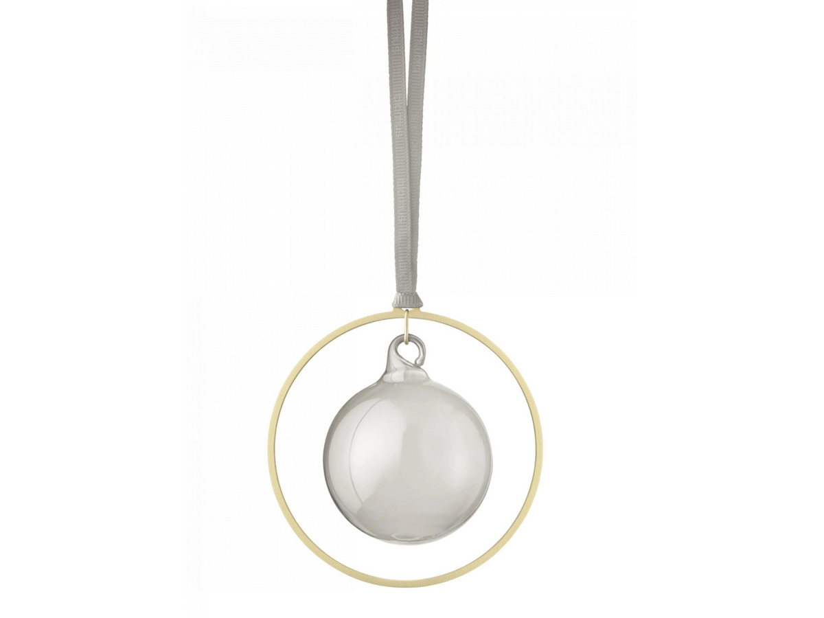 Blomus KITAI Weihnachtsschmuck Glaskugeln smoke 4er Set 8,5cm Freisteller