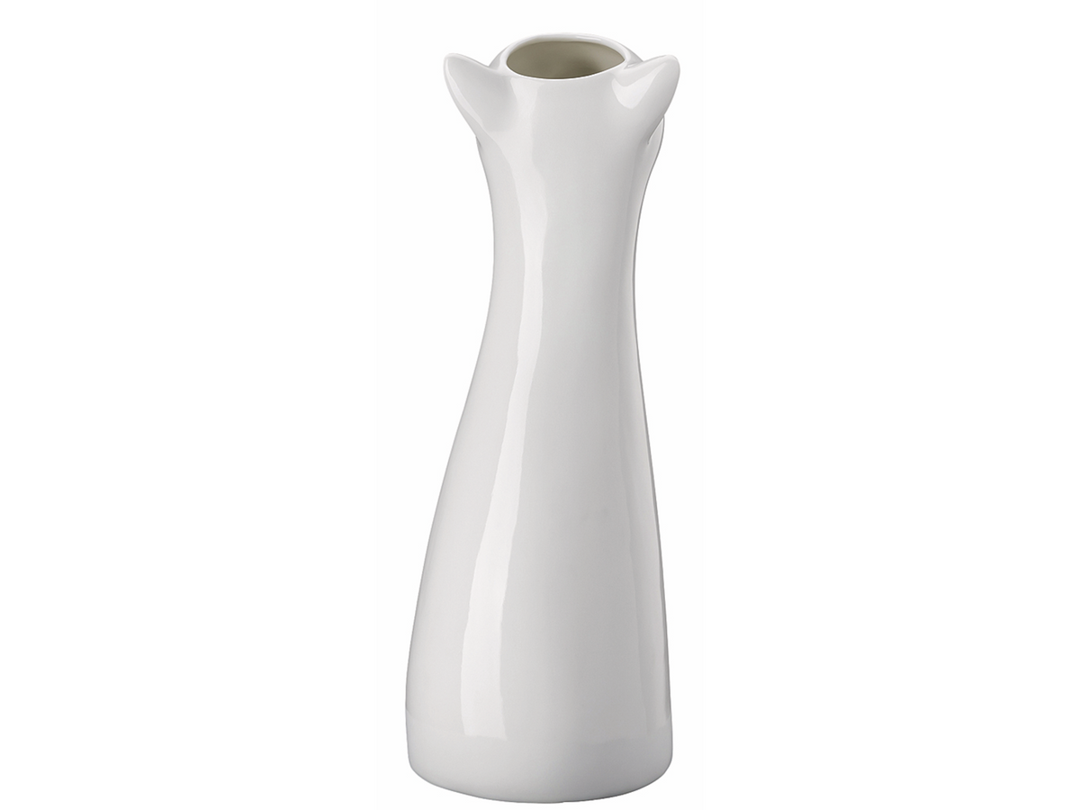 Hutschenreuther Katzen-Vase Weiss Vase 20 cm Freisteller 3