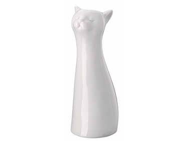 Hutschenreuther Katzen-Vase Weiss Vase 20 cm Freisteller 1