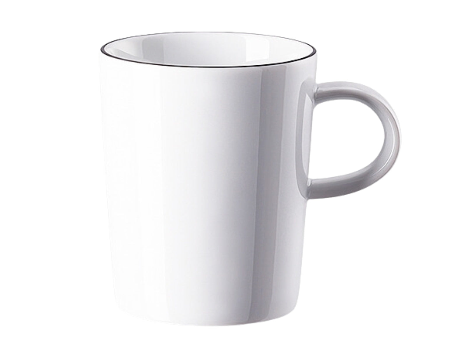 Thomas Cucina Basic Colori Black Becher mit Henkel 0,28 l Freisteller