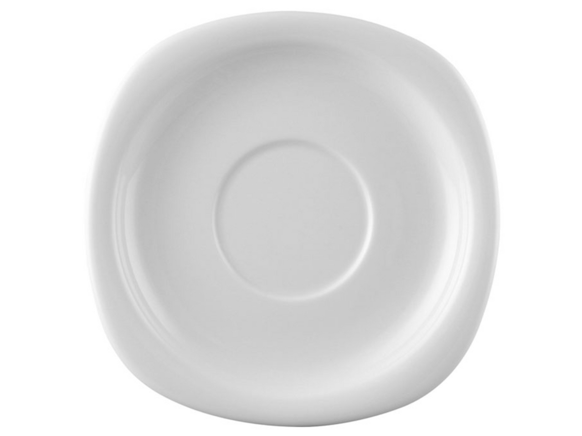 Rosenthal Suomi Weiss Saucieren-/Aroma-/Suppen-Untertasse Freisteller