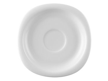 Rosenthal Suomi Weiss Kaffee-Untertasse 16,5 cm Freisteller