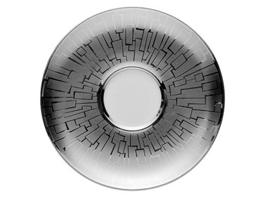 Rosenthal TAC Gropius Skin Platin Espresso-Untertasse 11,5cm Freisteller