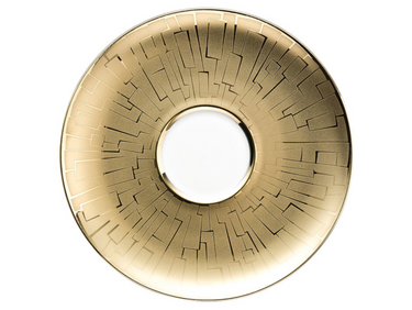 Rosenthal TAC Gropius Skin Gold Kombi-/Tee-Untertasse 16 cm Freisteller