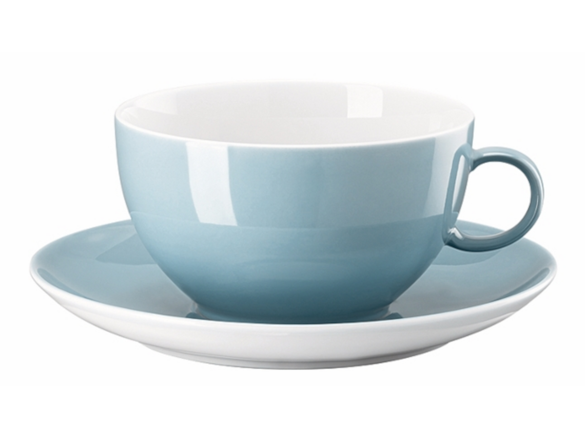 Thomas Sunny Day Soft Blue Cappuccinotasse 2tlg Freisteller 2