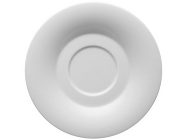 Rosenthal Yono Novo Weiss Cafe au lait-Untertasse 18 cm Freisteller