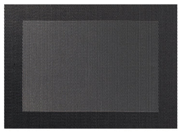 ASA Tischset gewebter Rand anthrazit 46 x 33 cm