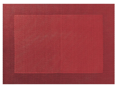 ASA Tischset gewebter Rand granatapfelrot 46 x 33 cm