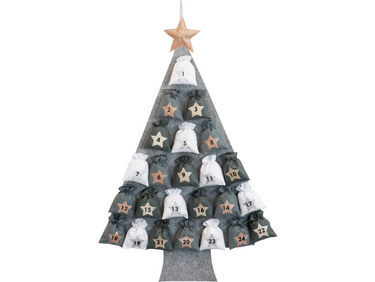 Hoff-Interieur Adventskalender Baum 75 x 105 cm Freisteller