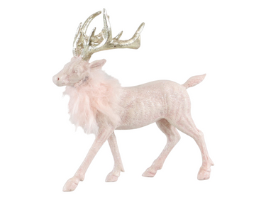 Hoff-Interieur Hirsch Felicity rosa 37 x 8 x 37 cm Freisteller