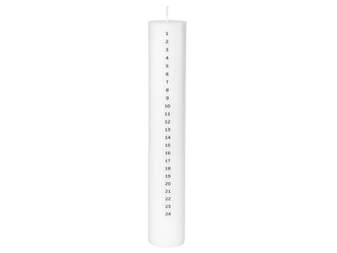 Broste Copenhagen Eco Kalenderlicht weiß 30cm Freisteller 1
