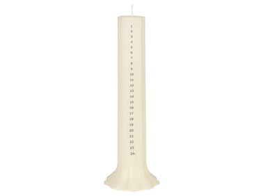 Broste Copenhagen Heli Kalenderlicht weiß 30cm Freisteller 1