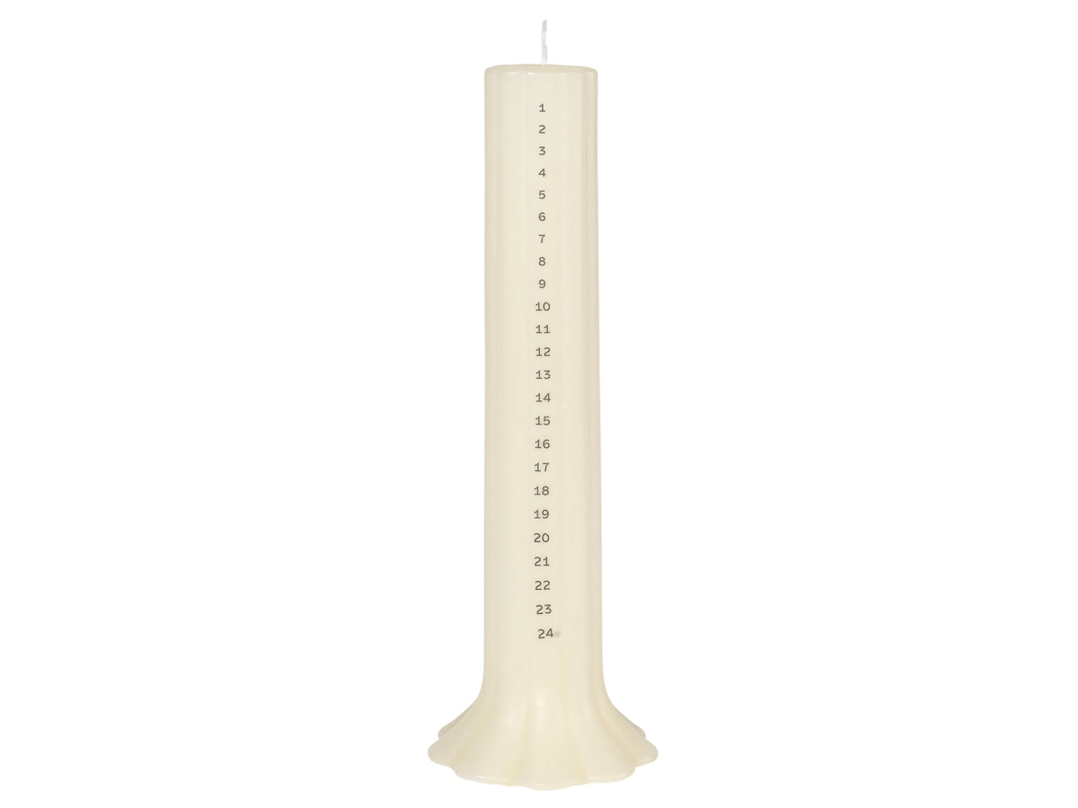 Broste Copenhagen Heli Kalenderlicht weiß 30cm Freisteller 1