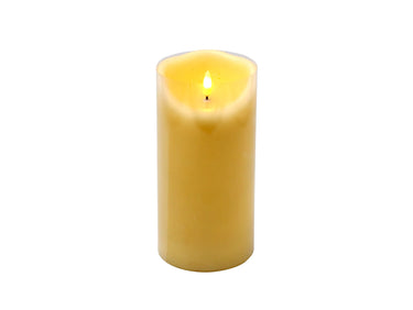 Werner Voß LED Kerze 3D Flamme creme 7,5x12,5cm (1 Stück)