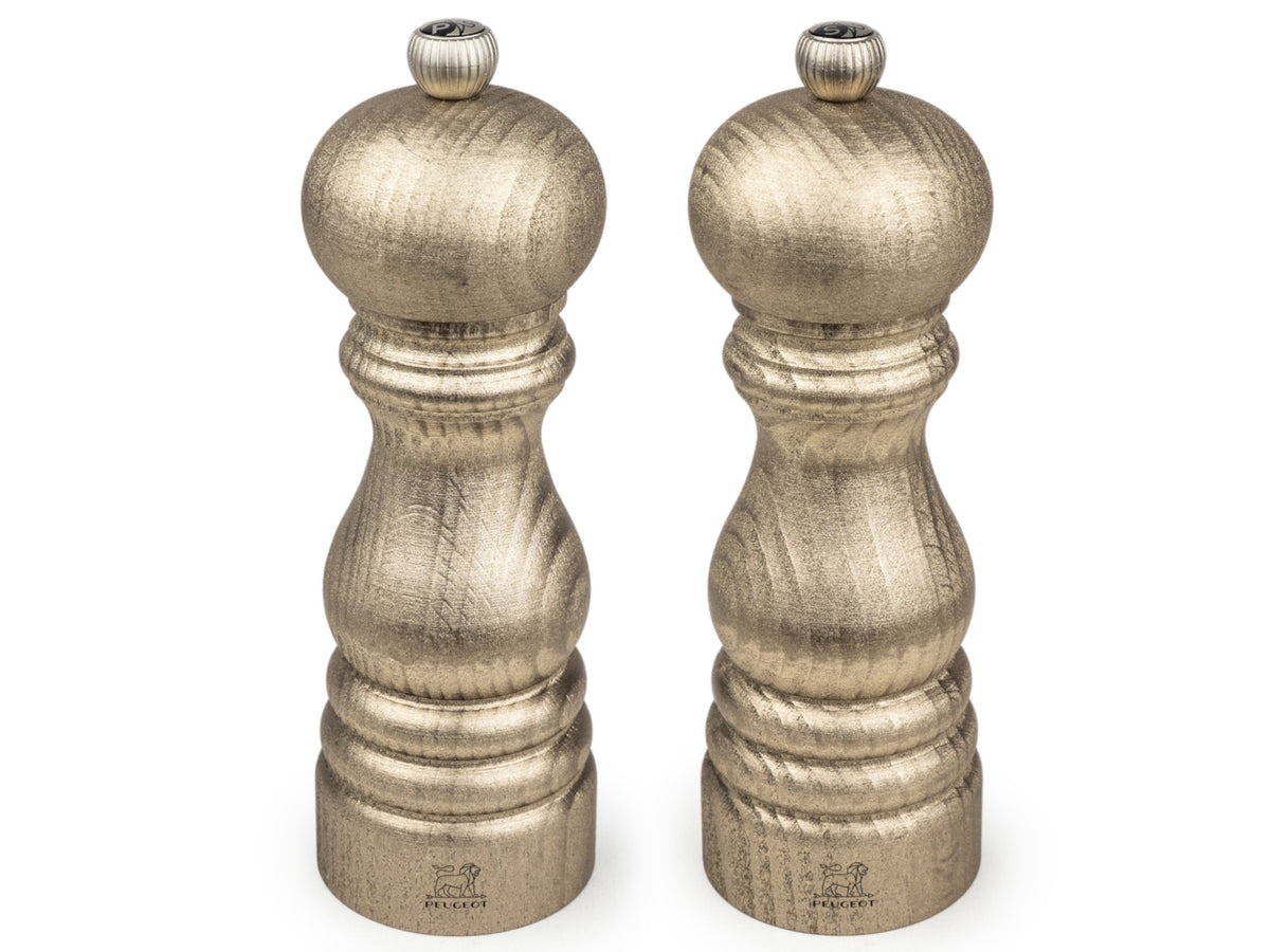 PEUGEOT GOLDEN Pfeffermühle & Salzmühlen 18cm 2tlg Freisteller 3