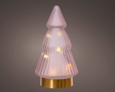Lumineo LED Baum pink/warmes weiss 19,5cm