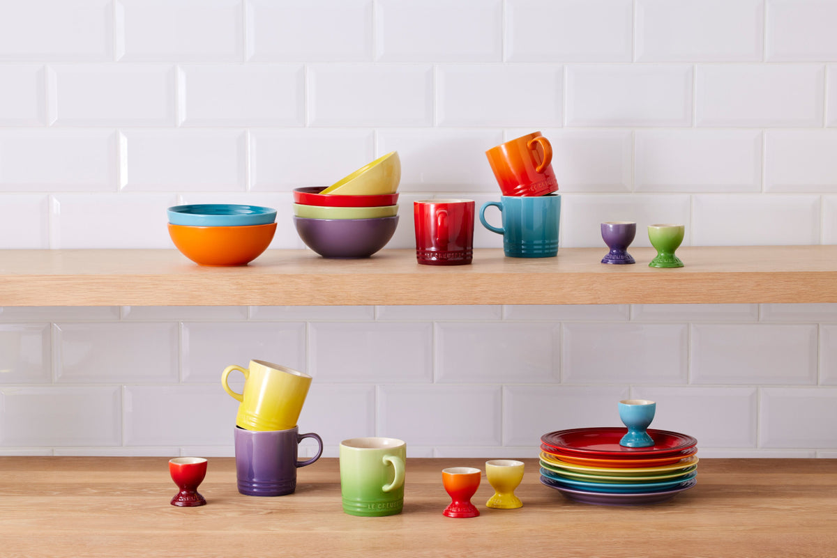 Le Creuset Regenbogen Speiseteller 27cm Set 6tlg Lifestyle 3