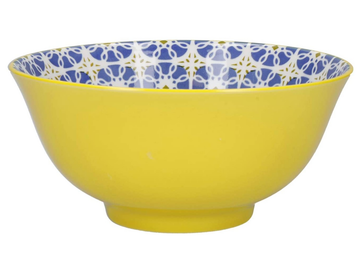 KitchenCraft Bowl Colourful Pattern 15 cm Set4 Freisteller 4