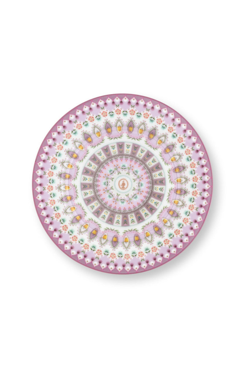 PIP STUDIO Lily&Lotus Brotteller lila bunt 17cm