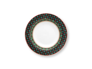 PIP STUDIO Berry Blues Suppenteller clover green 21,5cm Freisteller 1
