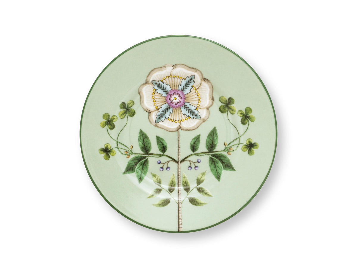 PIP STUDIO Lily&Lotus Petit Four Light Green Brotteller 12cm Freisteller 1
