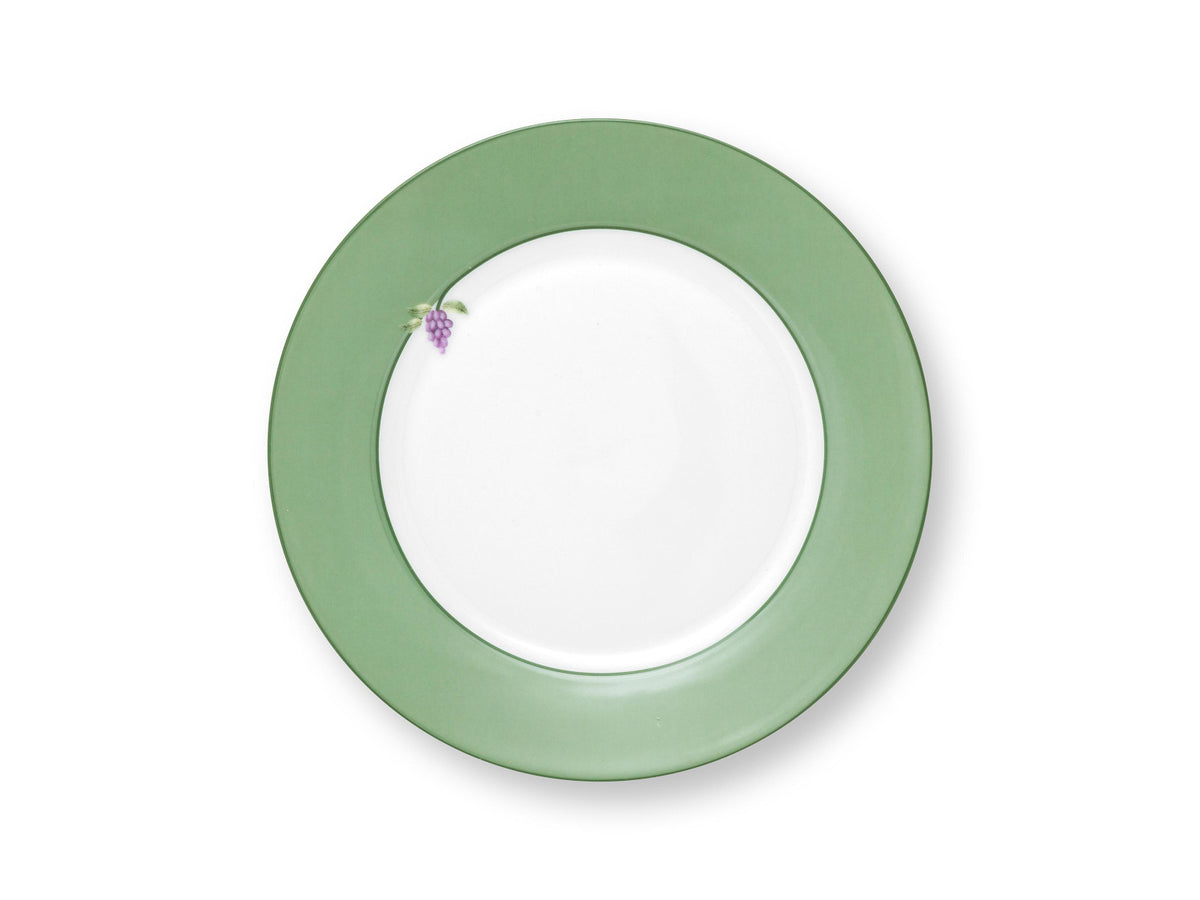 PIP STUDIO Lily&Lotus Uni Light Green Frühstücksteller 21cm Freisteller 1