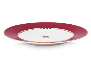 PIP STUDIO Love Birds Teller dunkelrot 26,5cm Freisteller 1