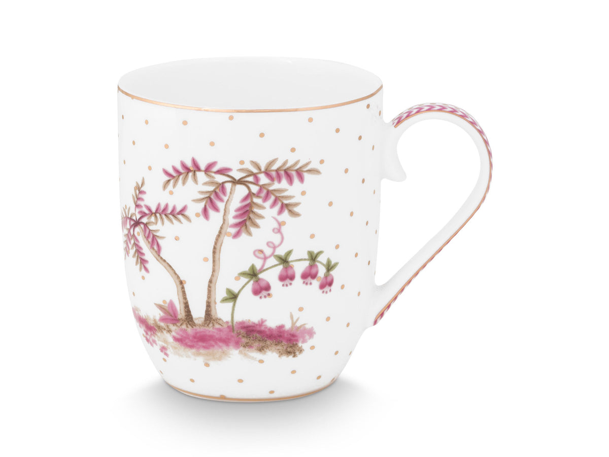 PIP STUDIO Jolie Dots Gold Pink Becher Small 145ml Freisteller 1