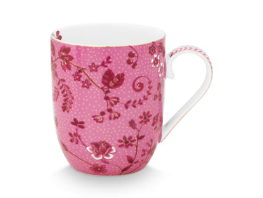 PIP STUDIO Jolie Flowers Pink Becher Small 145ml Freisteller 1