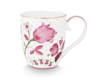 PIP STUDIO Jolie Tulip Pink Becher XL 450ml Freisteller 1