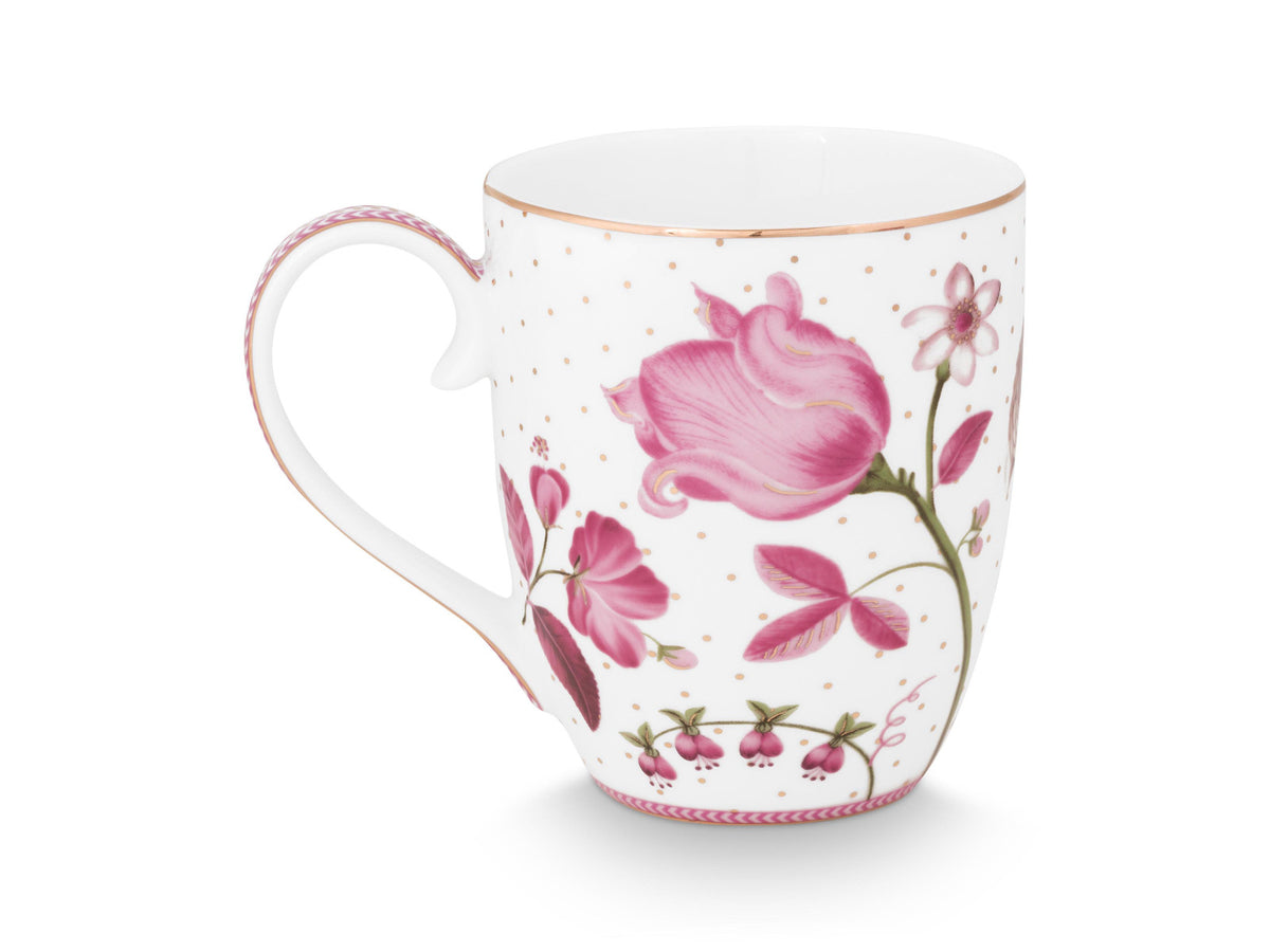 PIP STUDIO Jolie Tulip Pink Becher XL 450ml Freisteller 2