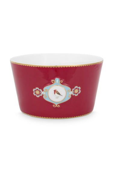 PIP STUDIO Love Birds Medallion Bowl rot 15cm