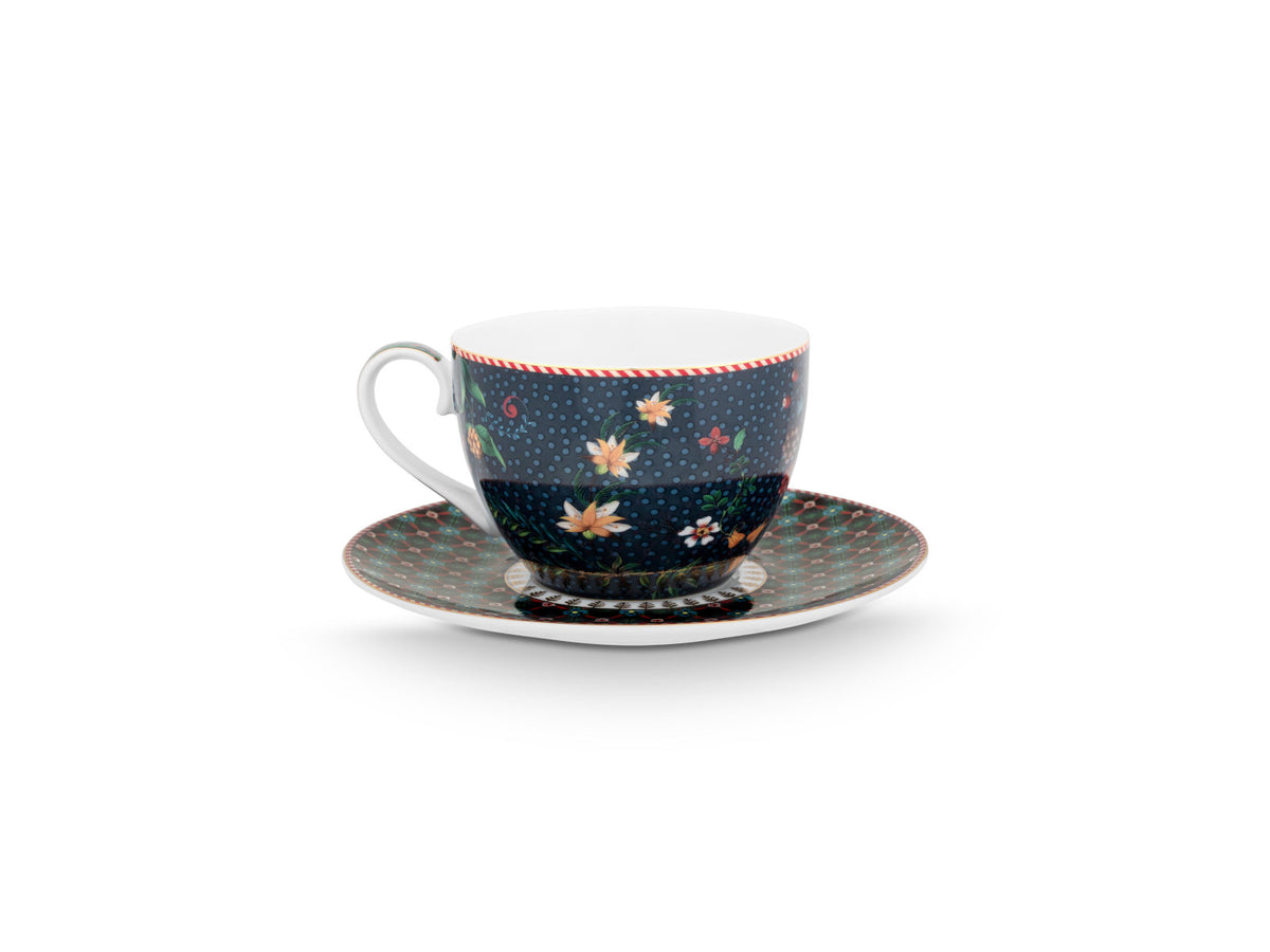PIP STUDIO Berry Blues Kaffeetasse m.U. blau 280ml Set2 Freisteller 3