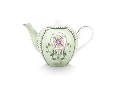 PIP STUDIO Lily&Lotus Tiles Light Green Teekanne 1,6l Freisteller 1