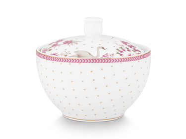 PIP STUDIO Jolie Dots Gold Pink Zuckerdose 300ml Freisteller 1