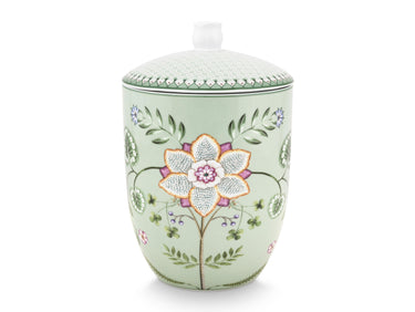 PIP STUDIO Lily&Lotus Light Green Vorratsbehälter 1,5l Freisteller 1